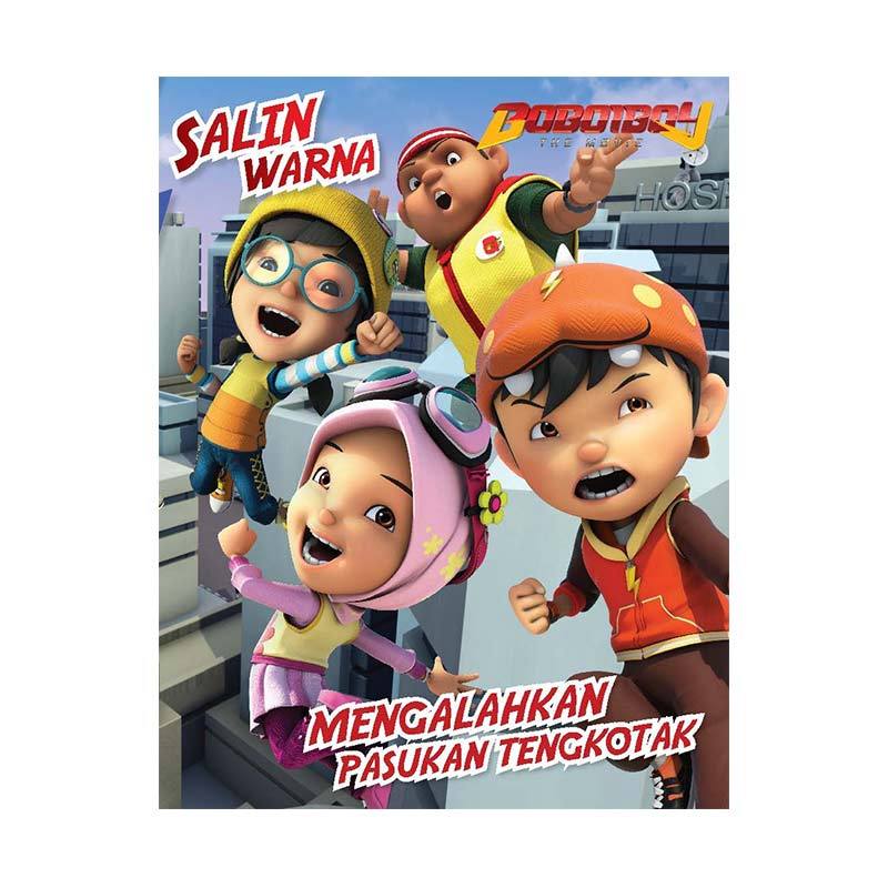 Elex Salin Warna Boboiboy Mengalahkan Pasukan Tengkotak Buku Gambar Dan Mewarnai Mta 1444835