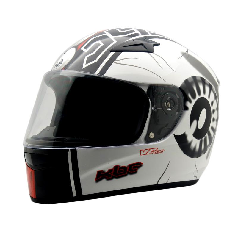 jual kbc vr eye helm white harga jual kbc vr eye helm white harga