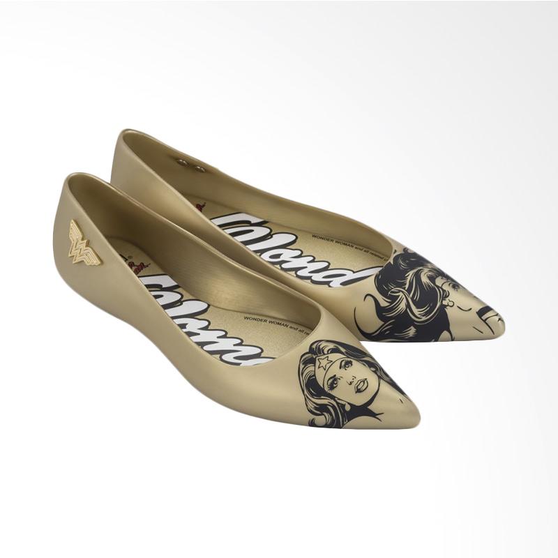 Jual Melissa Glam Wonderwoman Flat Shoes - Gold Online 