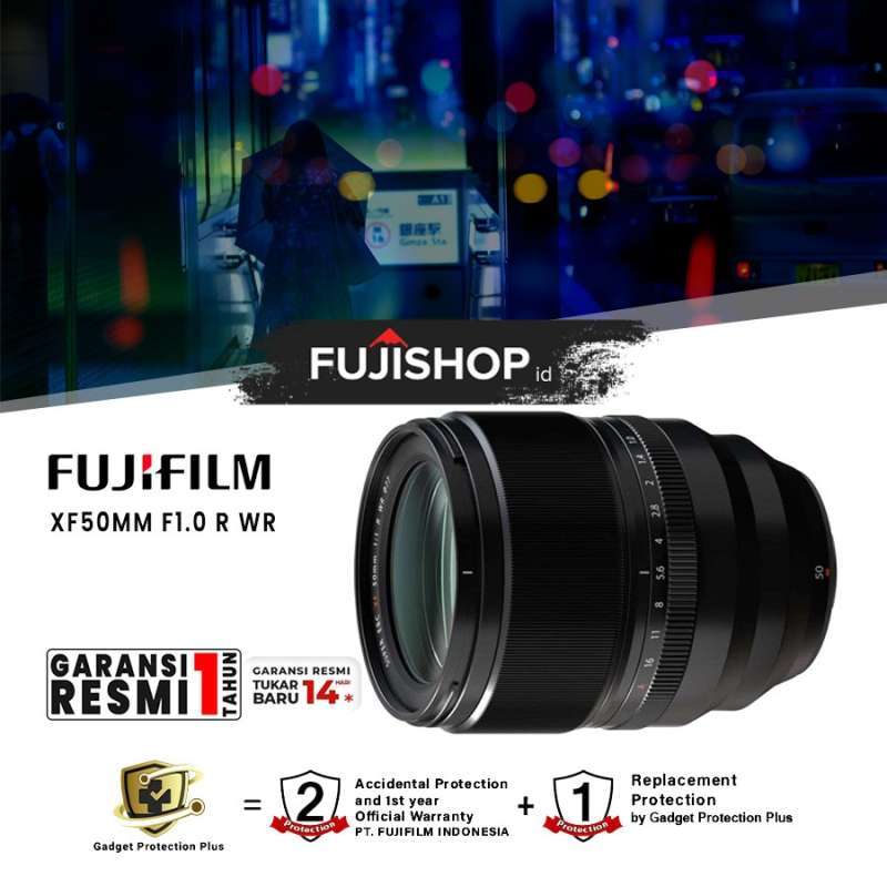 Promo FUJISHOPid Fujifilm XF 50mm f1.0 R WR Lens Fujinon XF50mm f/1.0 R