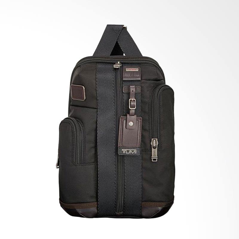 Jual TUMI Alpha Bravo Saratoga Hickory Tas Selempang Pria Grey Online Harga & Kualitas