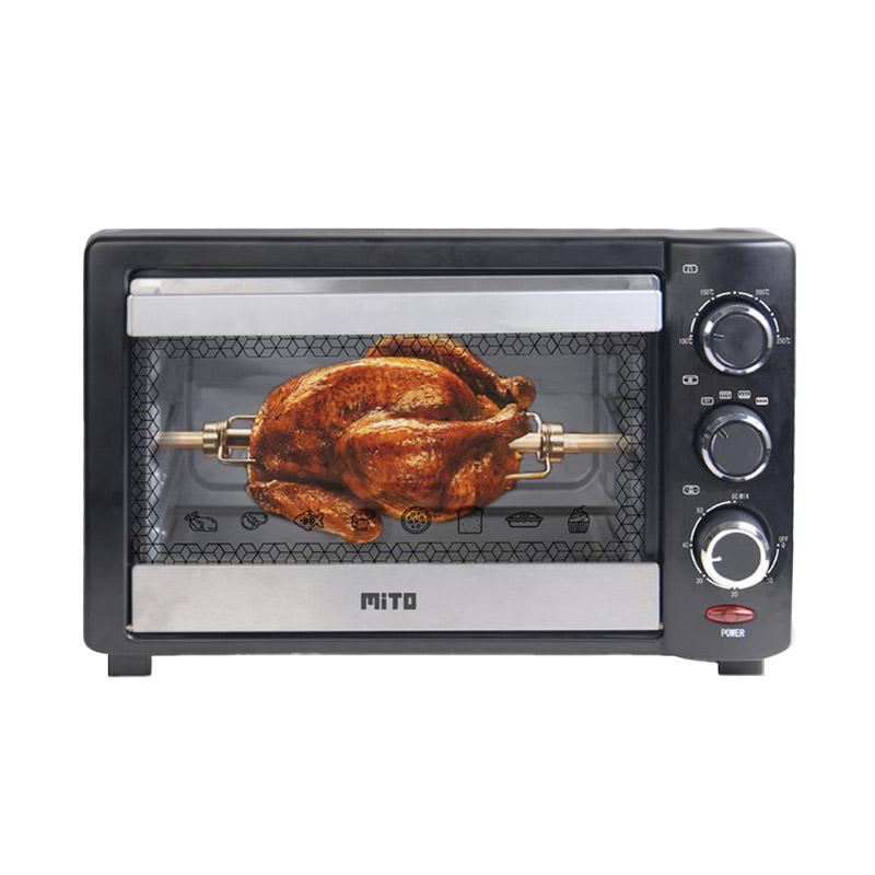 Jual MITO MO-666 Oven Listrik - Hitam [19 L] - Bubble Wrap - Hitam di