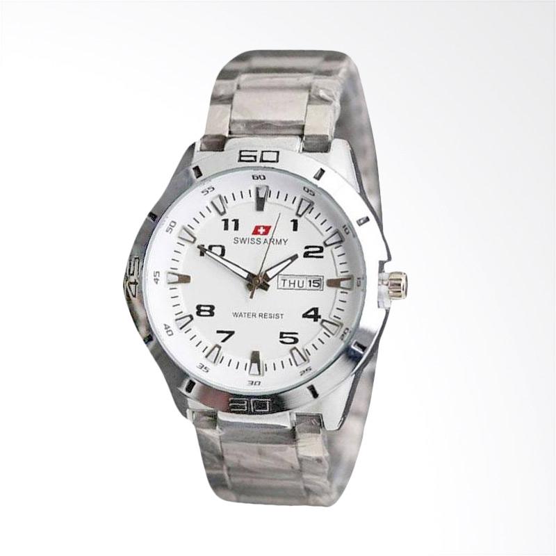jual swiss army jam tangan pria silver sa0067stz jual swiss army jam tangan pria silver sa0067stz