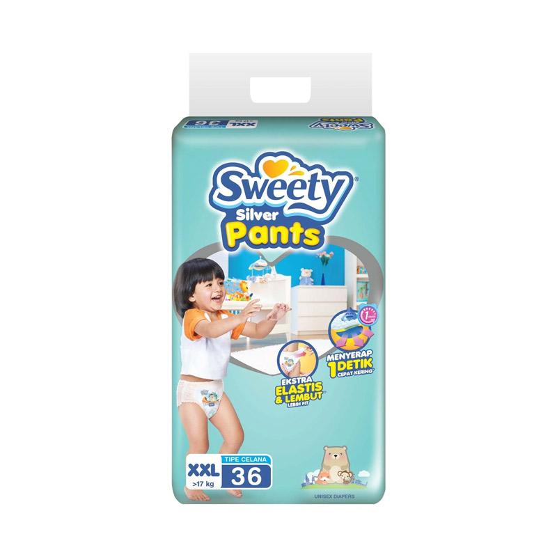 Jual Sweety Diapers Silver Pants XXL 36 Online - Harga 