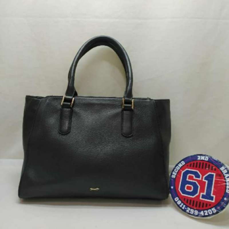 Jual TAS PAUL COSTILO-HANDBAG-HITAM-KULIT-TAS BEKAS-TAS SECOND BRANDED ...