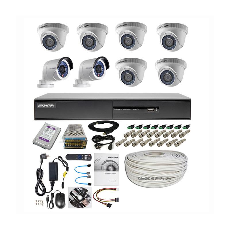 jual hikvision thd 7208 8ch paket lengkap b cctv 6in jual hikvision thd 7208 8ch paket lengkap b cctv 6in