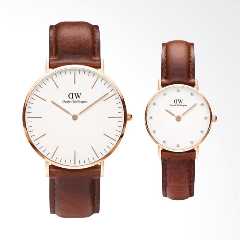 Jual Daniel Wellington Couple Set Classic 40mm & Classy