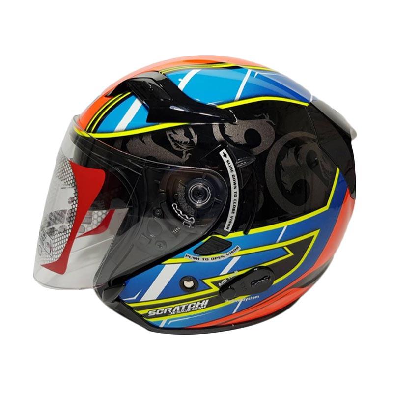 Jual KYT Venom Open Double Visor Helm Half Face Simeon Xavier L di Seller c4mille Kota