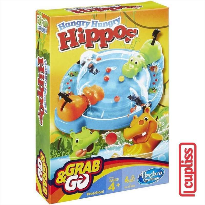 Ippo Eats Board Game For Kids & Family - Fun Marble Eating Hippo Game For Ages 4+
