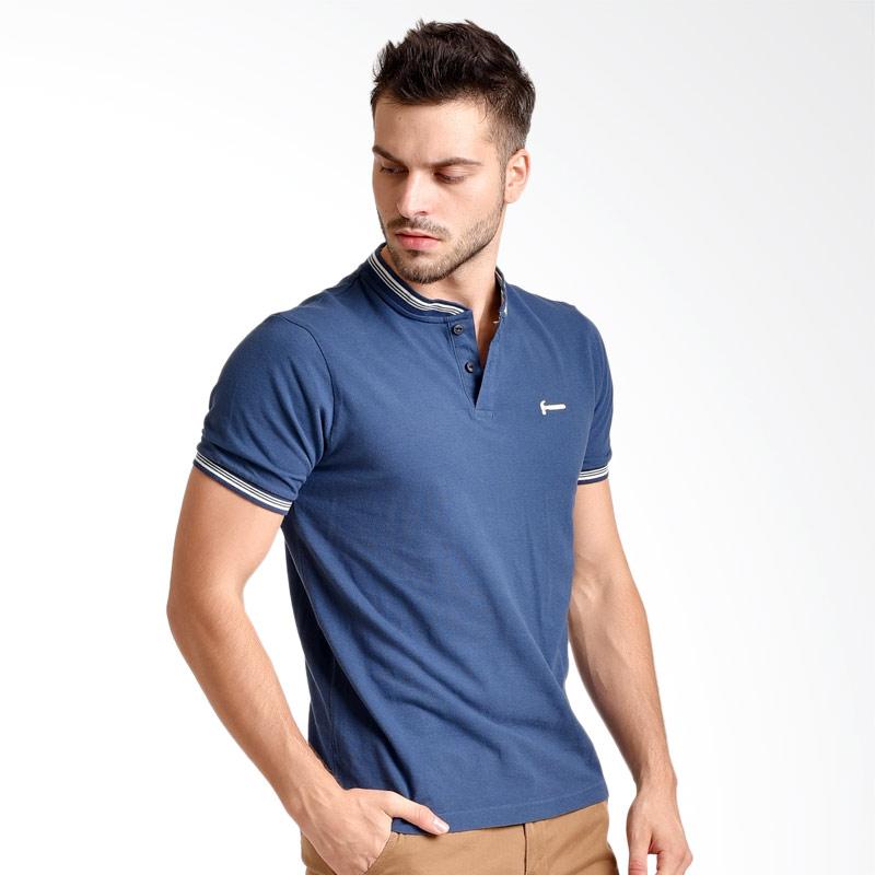 Jual Hammer  Polo  Shirt Atasan Pria Navy 1HF039 Online 