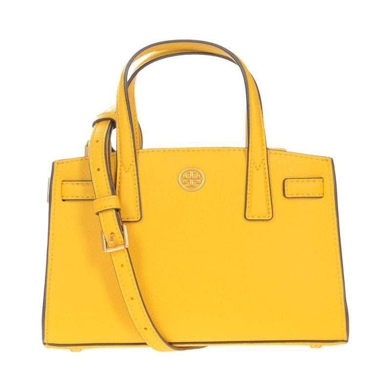 Jual Tory Burch Walker Micro Satchel Bag Gold Finch di Seller voila.id
