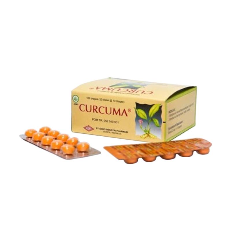 Jual Curcuma Tablet Obat Kesehatan [200 Mg/10 tablet-strip
