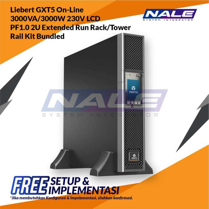 Jual Liebert Gxt5 On-line 3000va/3000w 230v Lcd Pf1.0 2u Extended Run ...