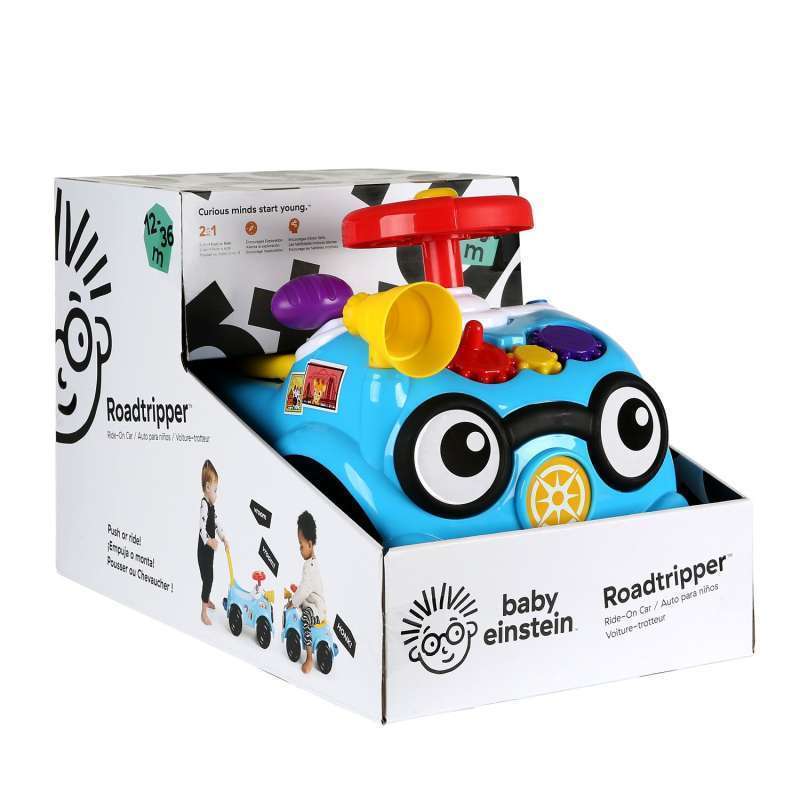 Push Car Baby Einstein Roadtripper Ride On Car Multicolor Kidinn