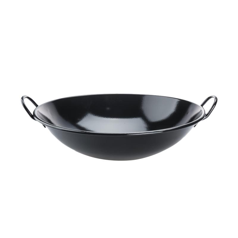 jual my choice enamel wok wajan black 40 cm jual my choice enamel wok wajan black 40 cm