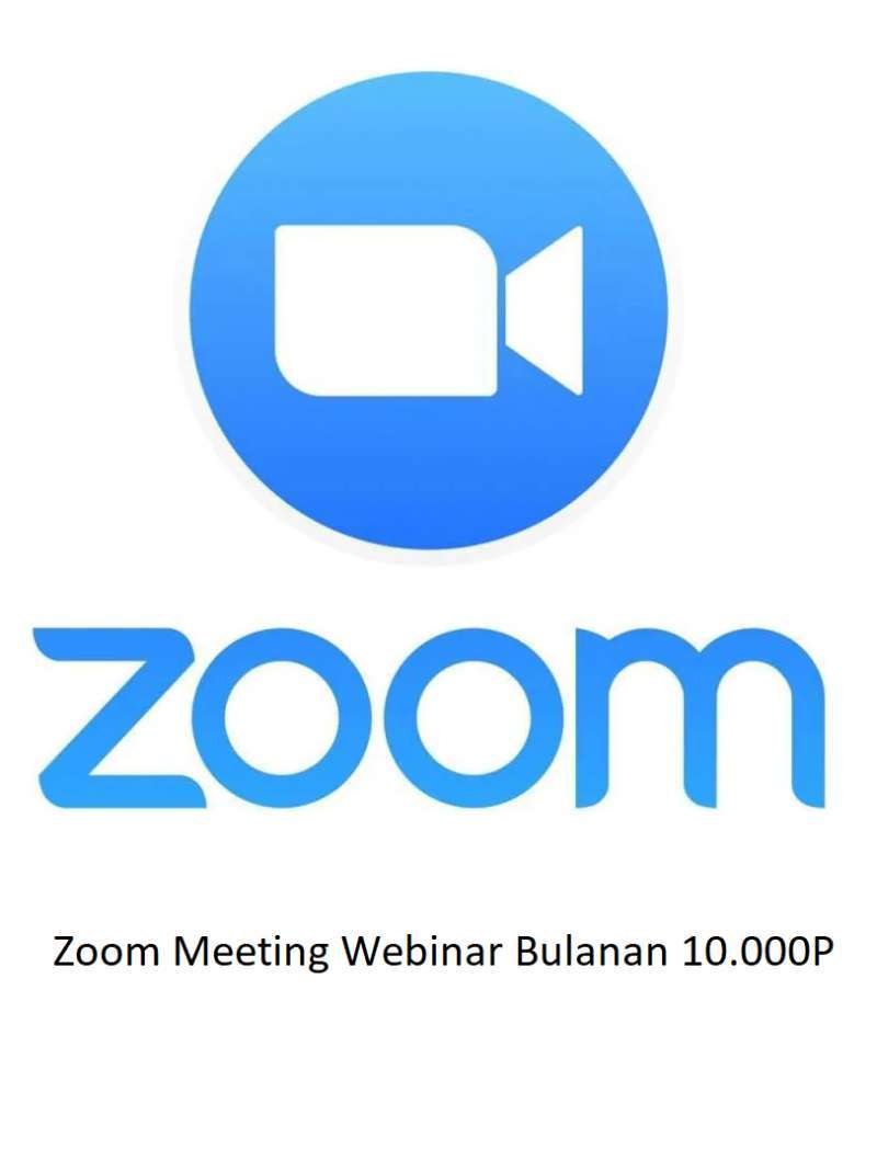 Jual Zoom Meeting inar Bulanan 10.000 P di Seller Kwala