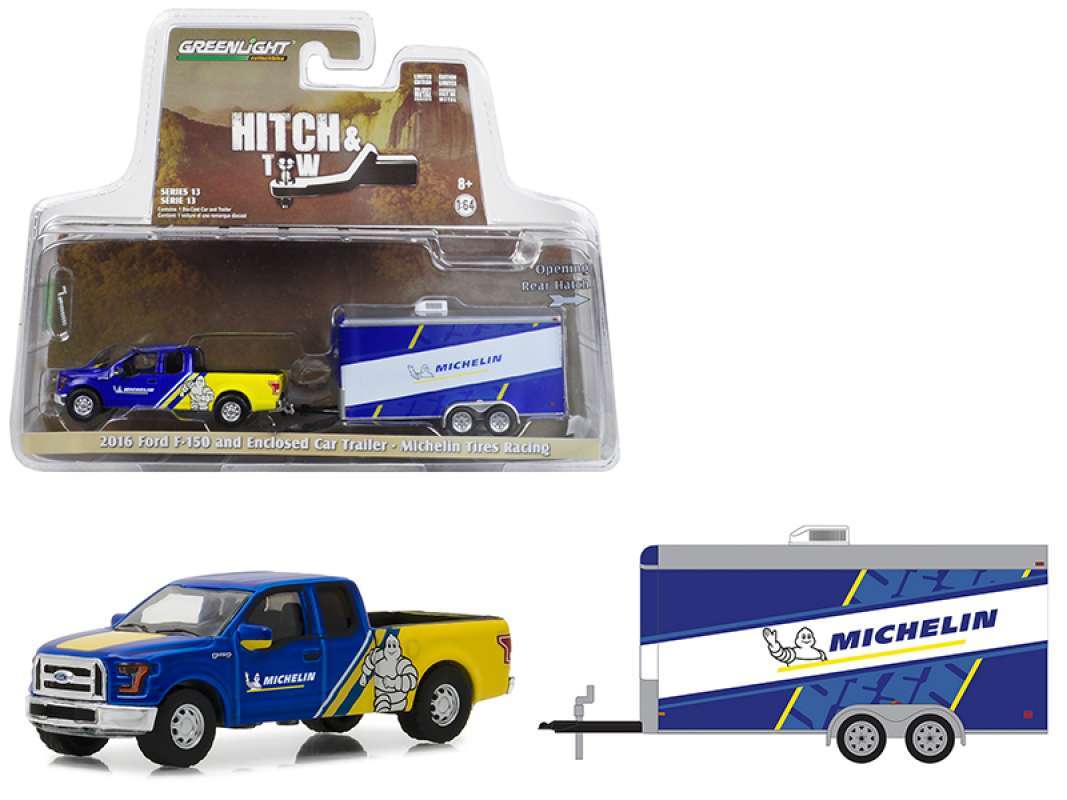 Jual 2016 Ford F150 Michelin Tires and Enclosed Car Trailer Michelin