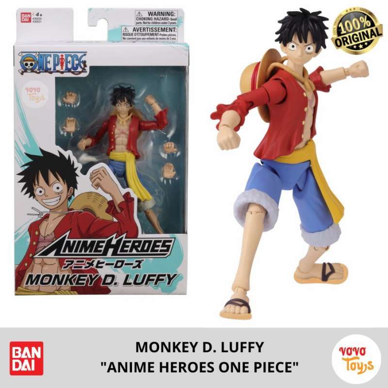 Jual Bandai One Piece Monkey D Luffy Anime Heroes Action Figure di ...