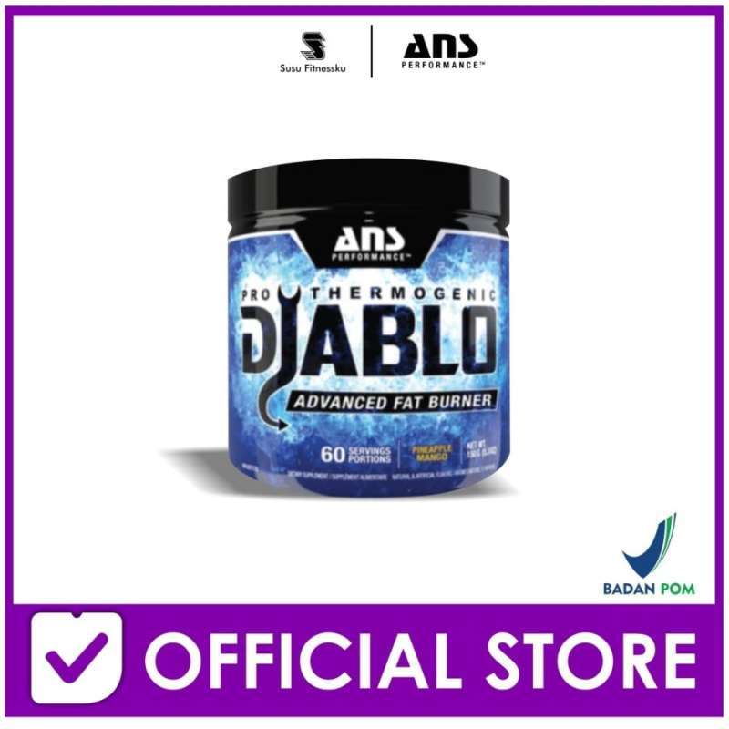 Jual ANS Diablo 60 Serving Fat Burner Thermogenic Pineapple Mango di