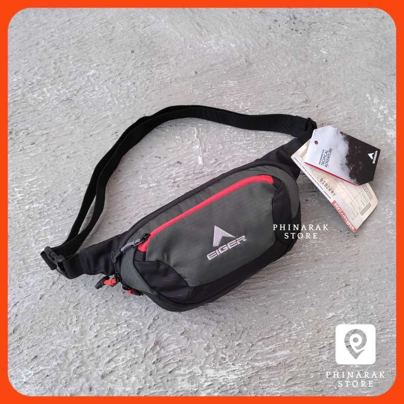Jual Tas Pinggang Eiger Waistbag Eiger Medium Waist Bag Pria Tas