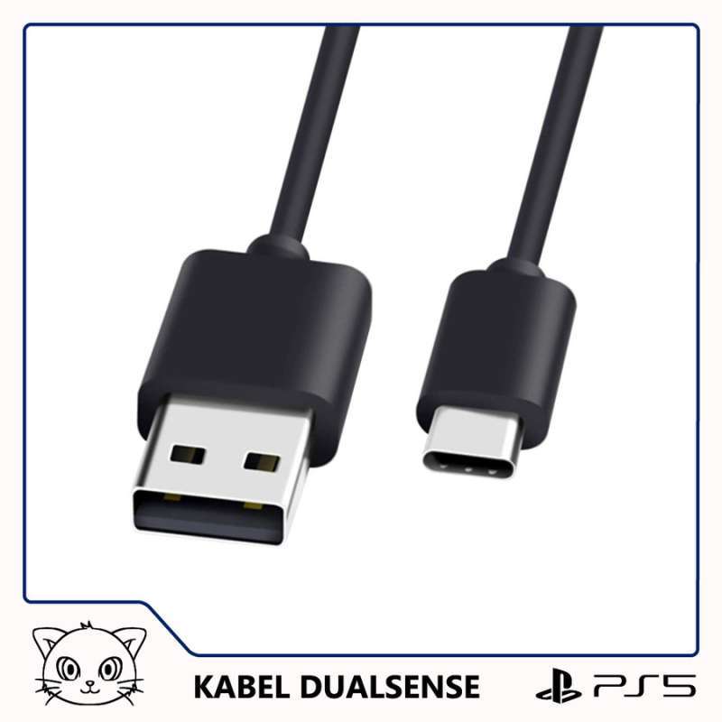 Jual PS5 DualSense USB TypeC Cable Original Kabel Stik Stick Charger