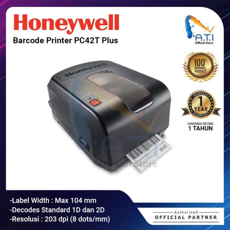 Jual HONEYWELL Barcode Printer PC42T Plus USB Printer Barcode Label PC