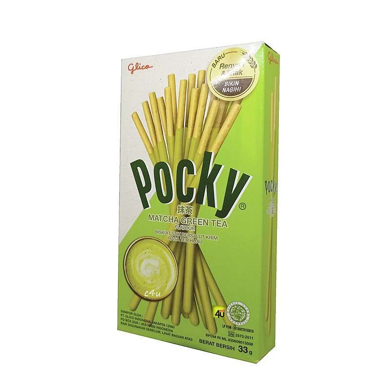 Jual Pocky Biscuit Stick - GREEN TEA MATCHA [33 g] REG di Seller ...