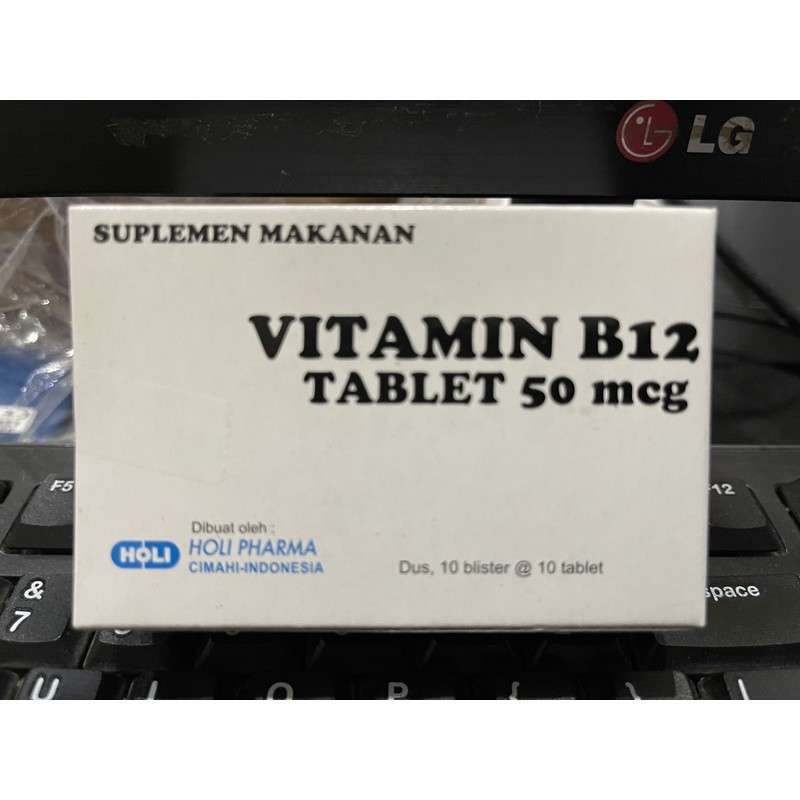 Promo Vitamin B12 Tablet 50 Mcg Holi Pharma [1 Strip / 10 Tablet