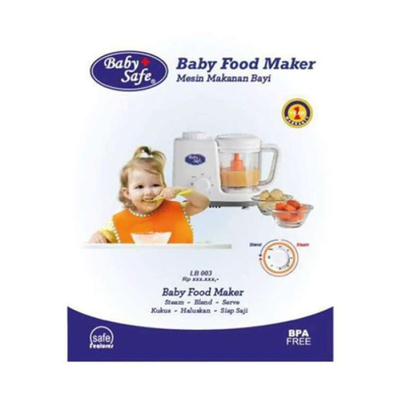 Promo Baby Safe Food MakerAlat MPASIKukus dan Blender Diskon 9 di