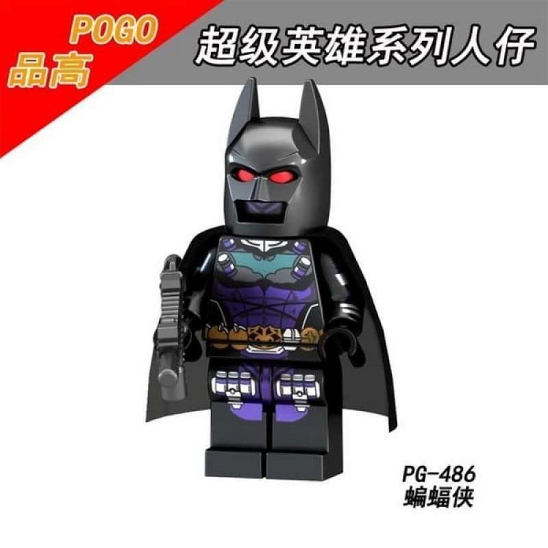 Jual Batman Violet Suit PG486 DC Bruce Wayne Minifigure Brick PG8154 di ...