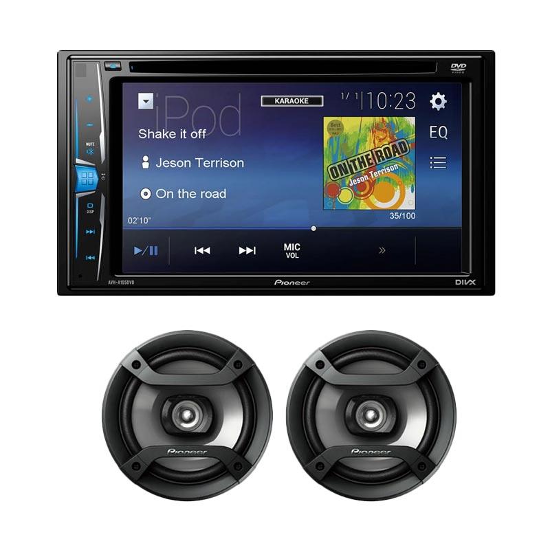 Jual Pioneer Paket Audio Avh A105DVD Head Unit Plus Speaker di Seller
