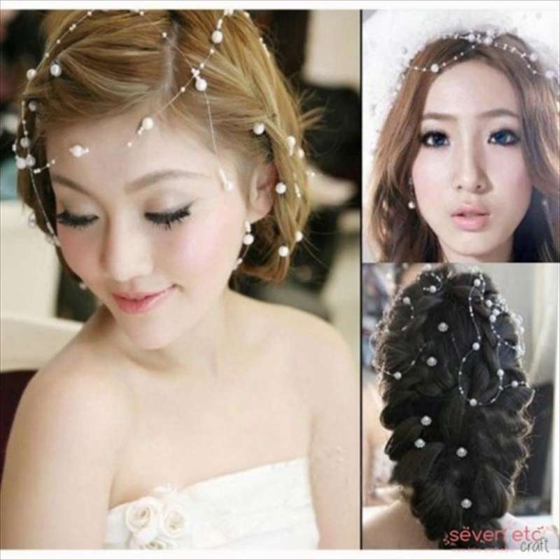 Jual [10 Renteng] Pearl String Putih Di Seller Seven Etc Craft ...