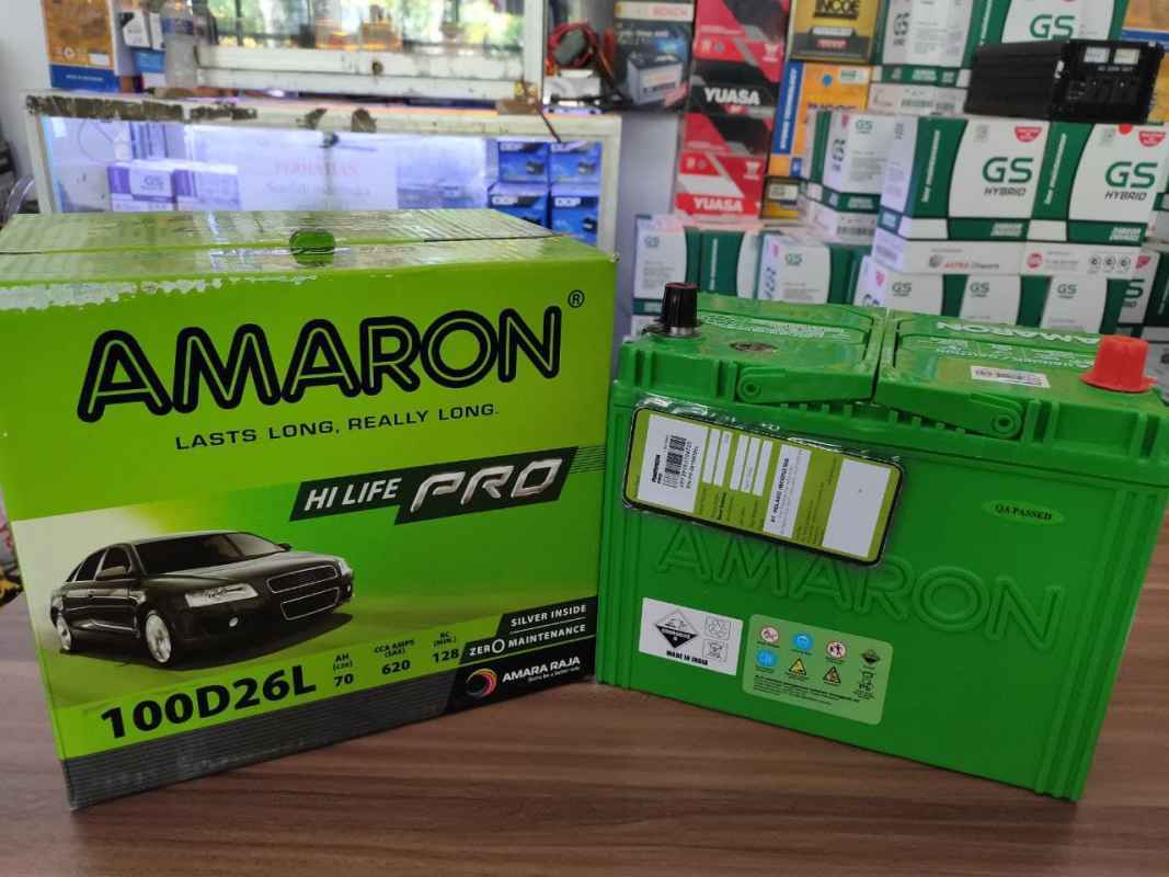 Promo AKI MOBIL TOYOTA FORTUNER DIESEL AMARON HILIFE KERING 80D26L