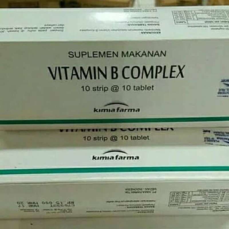 Jual vitamin B complex kimia farma isi 100tablet di Seller