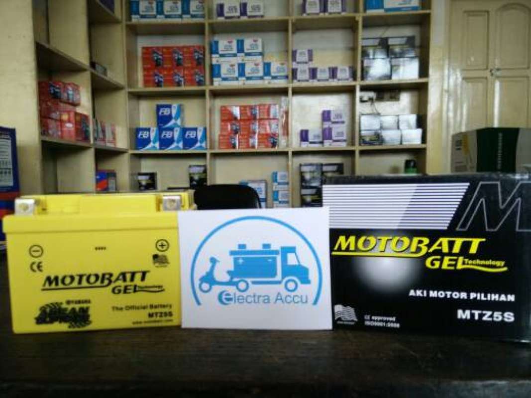 Promo Aki motor Honda Supra X 125 SW motobatt MTZ5S aki kering Diskon 4