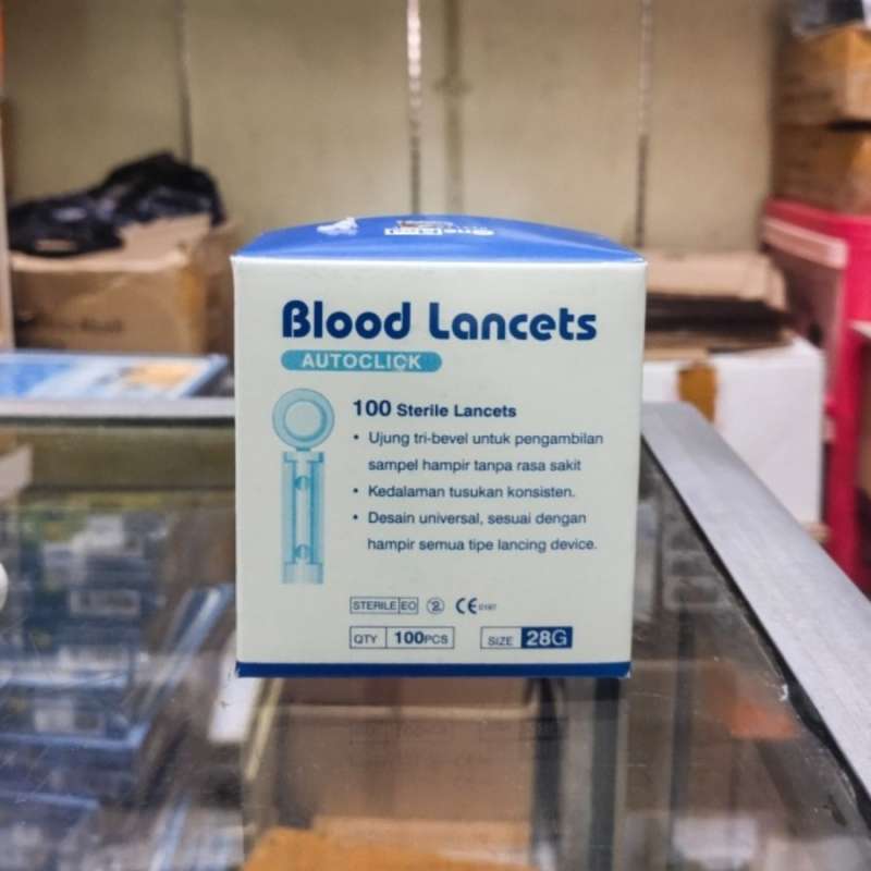 Promo OneMed Blood Lancets 100pcs Jarum Lancet Diskon 13 di Seller