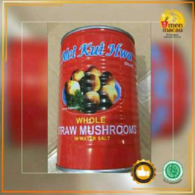 Jual Jamur Merang Kaleng Whole Straw Mushroom Utuh Narcissus Mei