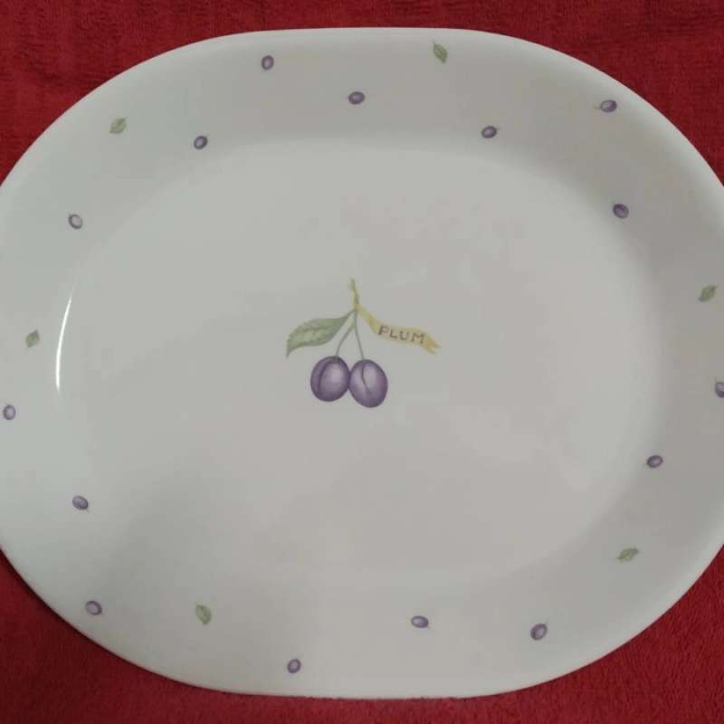 Promo CORELLE SERVING PLATE PLUM 31CM Multicolor Diskon 13 di Seller