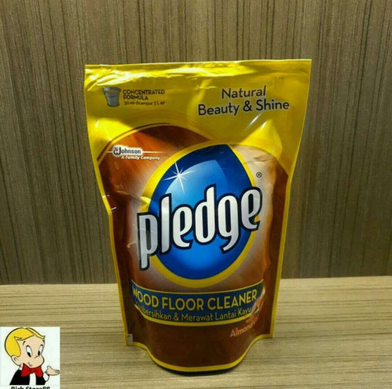 Jual Pledge Wood Floor Cleaner Almond Oil Natural Beauty & Shine 400 Ml di Seller Richie Home