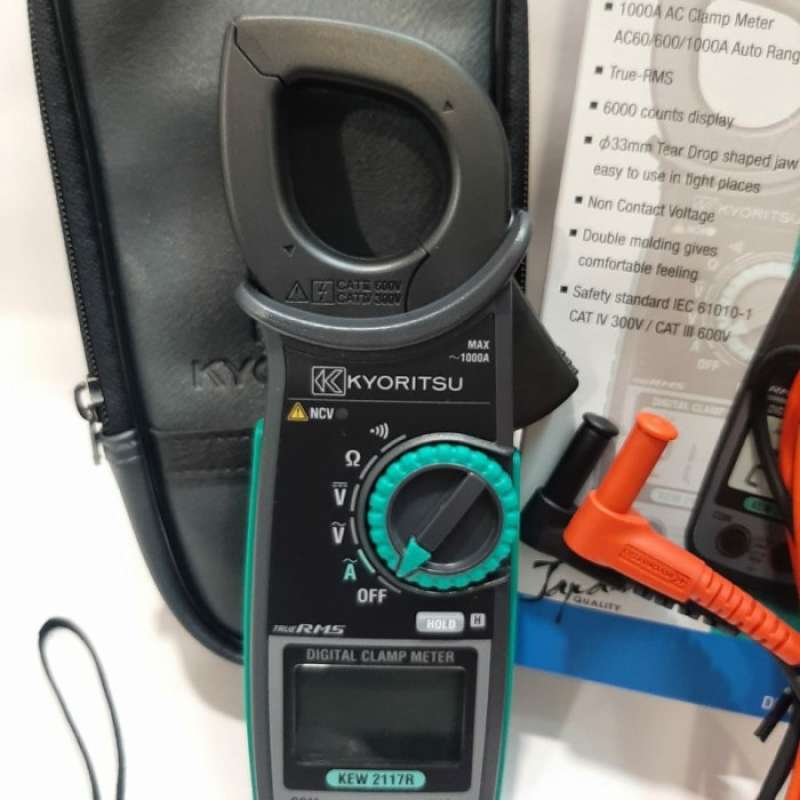 Promo Kyoritsu 2117R digital clamp meter tang cek ampere ac japan ...