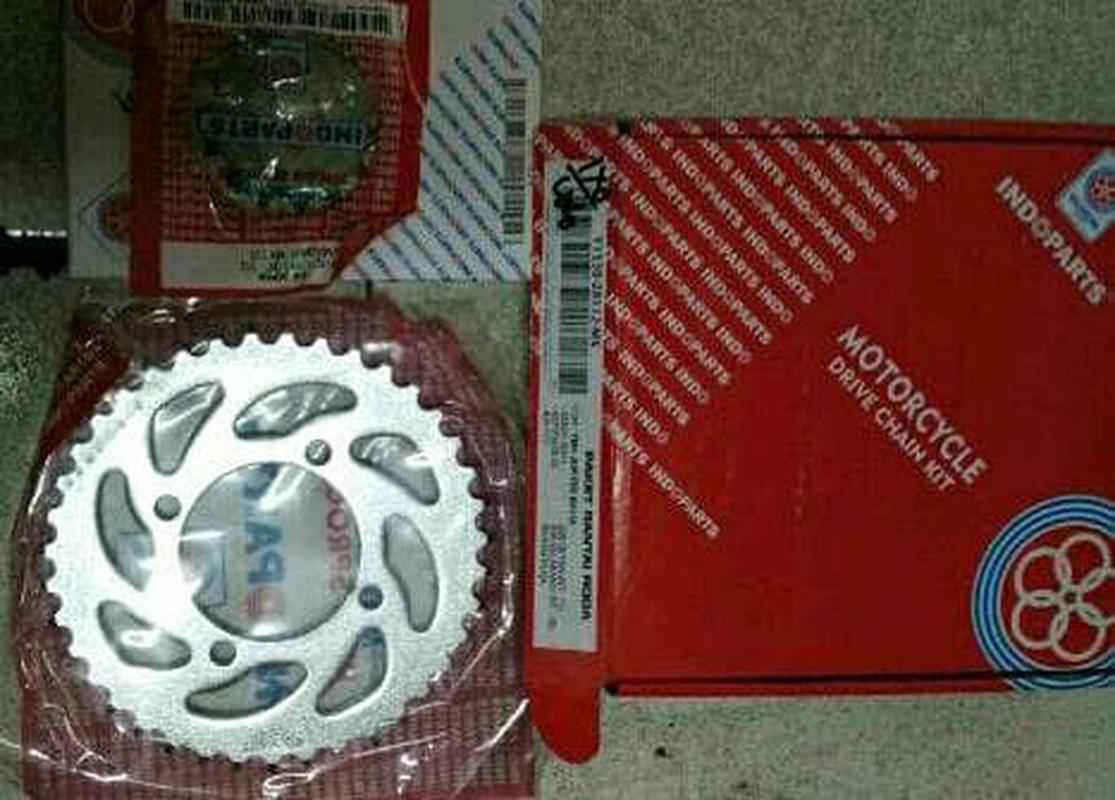 Jual Gir set/Gear Rantai Paket Indopart/Indoparts Jupiter MX Old
