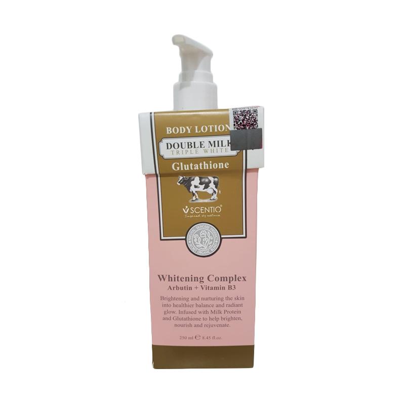 Jual SCENTIO Double Milk Triple White Glutathione Body Lotion [250 mL