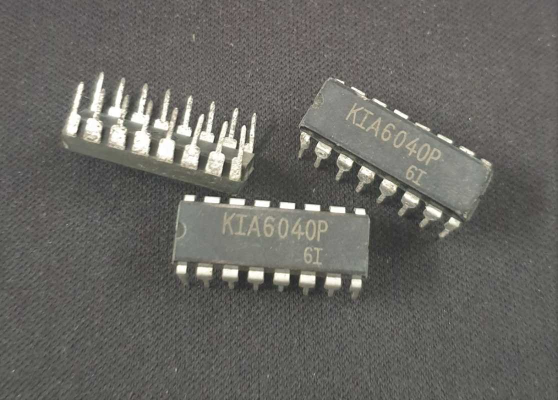 Jual IC KIA6040P KIA 6040 P AM FM IF System IC Untuk Tape Portable di ...