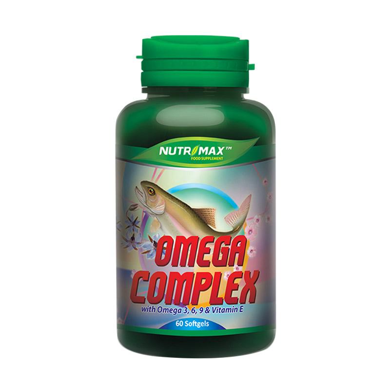 Jual Nutrimax Omega Complex with Omega 3 6 9 & Vitamin E Isi 60 Minyak