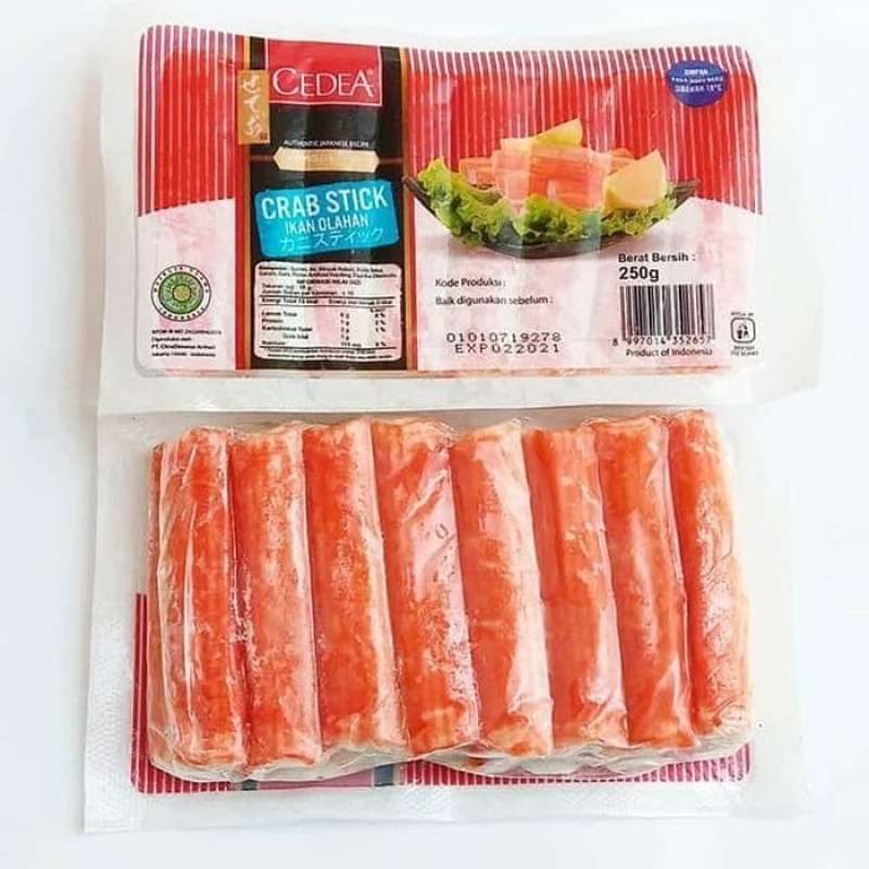 Promo Cedea Crab Stick 250 Gram Seafood Ikan Olahan Diskon 11 di