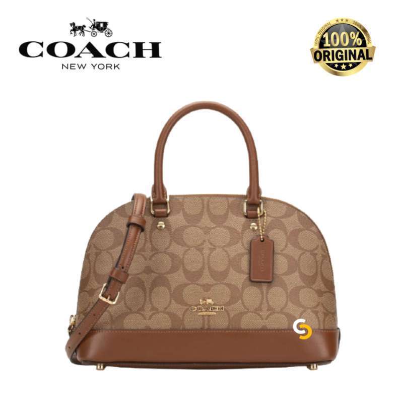 Promo COACH MINI SIERRA SATCHEL IN SIGNATURE CANVAS ORIGINAL AUTHENTIC Diskon 22 di Seller
