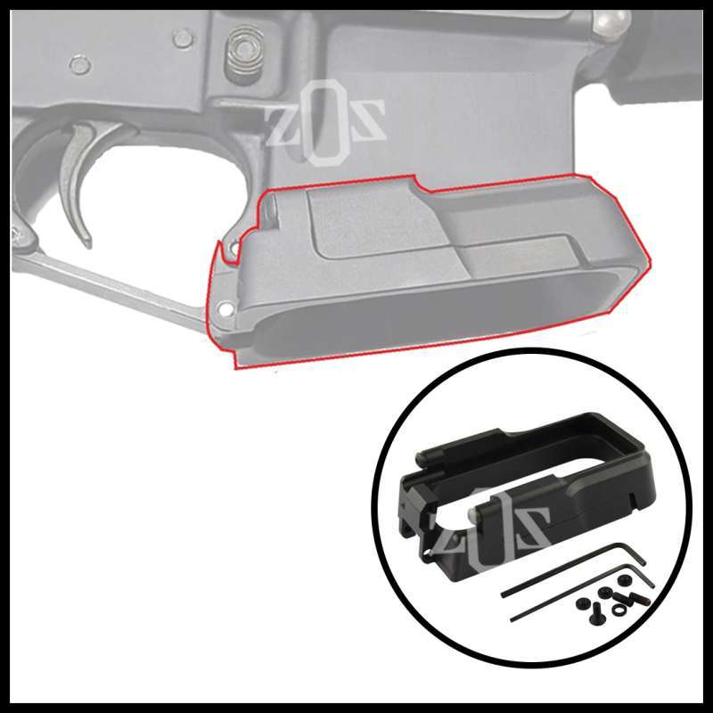 Jual Dudukan Base Pad Magwell Magazine Well M4 AR15 AEG GBB Tactical