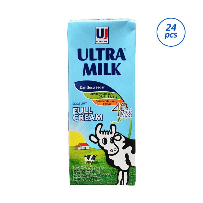 Jual Ultra Jaya Full Cream Susu UHT [200 mL/ 1 Dus] di Seller BONA KIDS