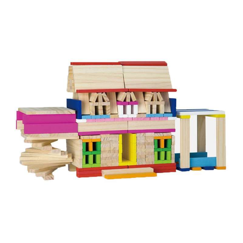 Jual Viga Wooden Blocks 250pc. Creative Blocks in Tub di Seller
