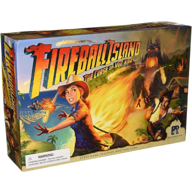 Jual Fireball Island The Curse of VulKar Board Game di Seller